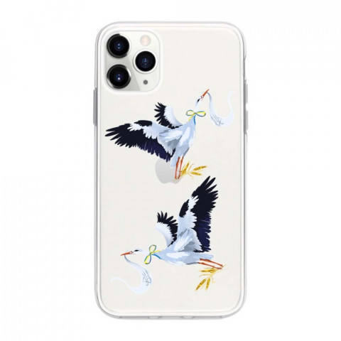 Патриотический чехол для iPhone 12 и 12 Pro с рисунком "Журавлі" Патриотический чехол для iPhone 12 и 12 Pro с рисунком "Журавлі"